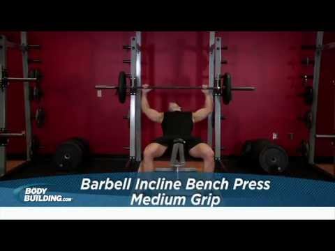 Barbell Incline Chest Press