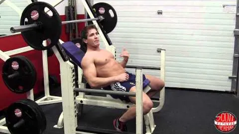 Barbell Incline Chest Press
