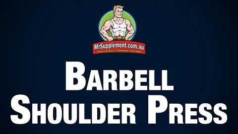 Seated Barbell Shoulder Press Overhand Grip