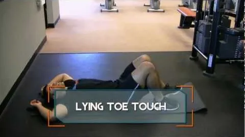 Lying Toe Touch