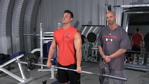 Wide Grip Barbell Upright Row