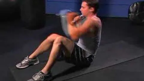Full Situp With Dumbbells And Alternate Cross Punch