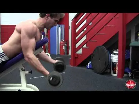 Prone Incline Curl With Dumbbells (Spider Curl)