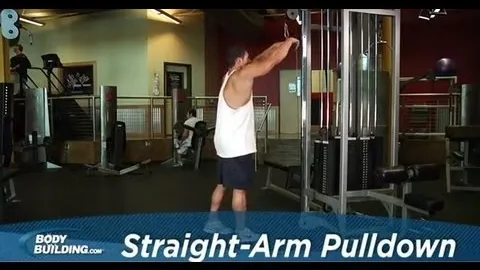 Straight Arm Lat Pulldown